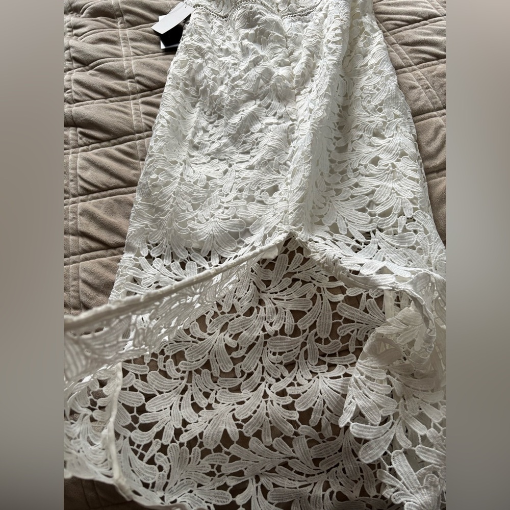 Lulus Divine Destiny White Lace Midi Dress - Picture 11 of 11